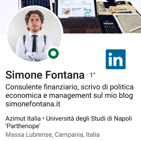 account Linkedin Simone Fontana